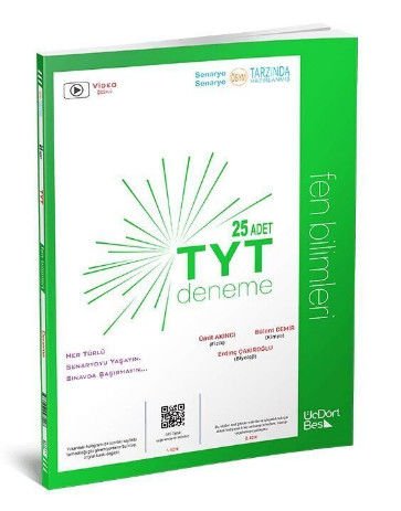 TYT 25 li Fen Bilimleri Deneme Üç Dört Beş Yayınları