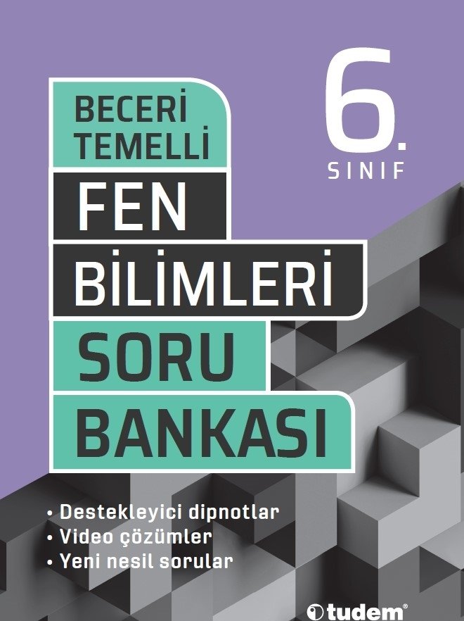 6.Sınıf Fen Bilimleri Beceri Temelli Soru Bankası Tudem Yayınları