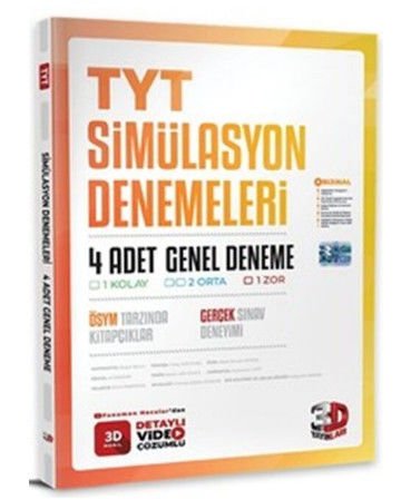 3D Yayınları TYT 4 lü Simülasyon Genel Deneme