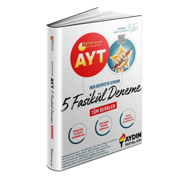 AYT 5 Fasikül Deneme Aydın Yayınları