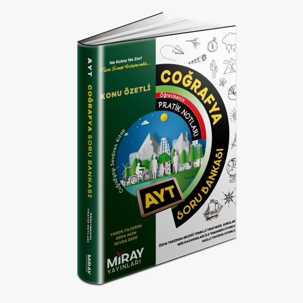 AYT Coğrafya Konu Özetli Soru Bankası Miray Yayınları