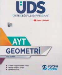 AYT Geometri Ünite Değerlendirme Sınavı Eğitim Vadisi Yayınları