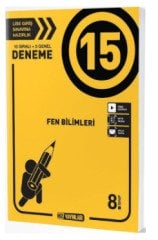 8.Sınıf LGS Fen Bilimleri 15 Deneme Hız Yayınları