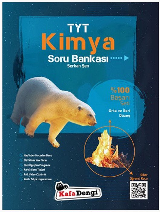 TYT Kimya Orta ve İleri Düzey Soru Bankası Kafa Dengi Yayınları