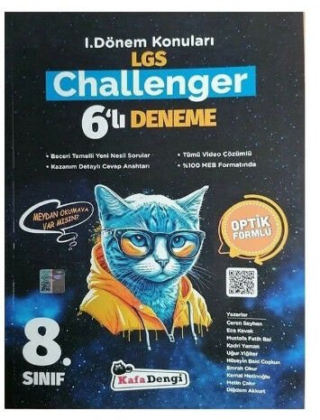 Kafa Dengi Yayınları 8. Sınıf LGS 1. Dönem Challenger 6 lı Deneme