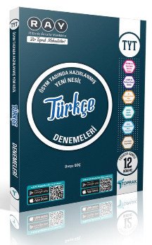 TYT Türkçe Tamamı Çözümlü Denemeleri Toprak Yayıncılık