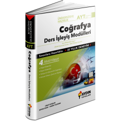 Üniversiteye Hazırlık AYT Coğrafya Ders İşleyiş Modülleri Aydın Yayınları