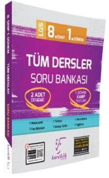 8. Sınıf LGS Tüm Dersler 1. Dönem Soru Bankası Karekök Yayınları