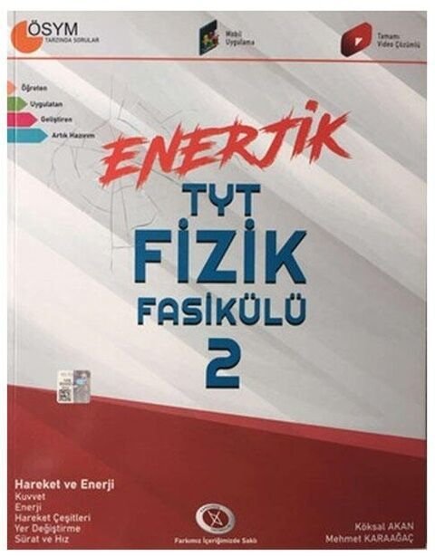 Enerjik TYT Fizik Fasikülü 2 Karaağaç Yayınları