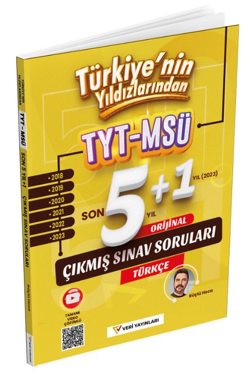 TYT - MSÜ Türkçe Son 6 Yıl Video Çözümlü Orjinal Çıkmış Soru ve Çözümleri