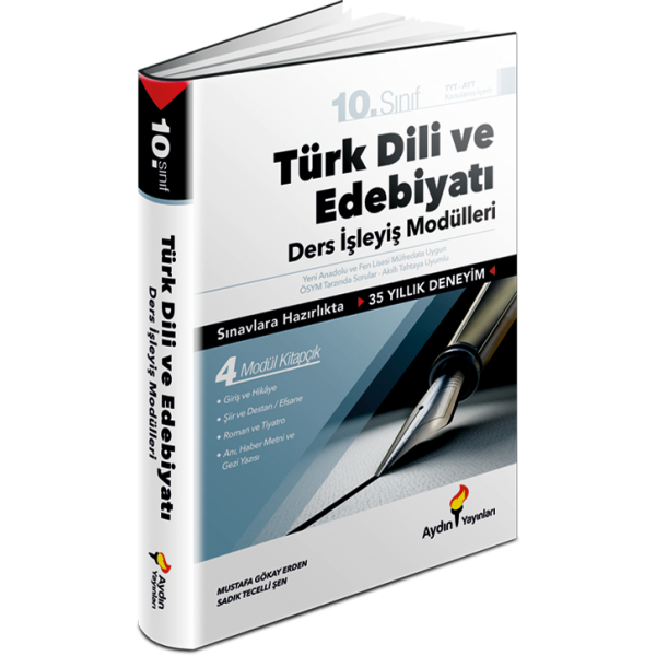 10. Sınıf Türk Dili ve Edebiyatı Ders İşleyiş Modülleri Aydın Yayınları