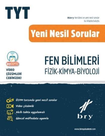 TYT Fen Bilimleri Yeni Nesil Sorular Birey Yayınları