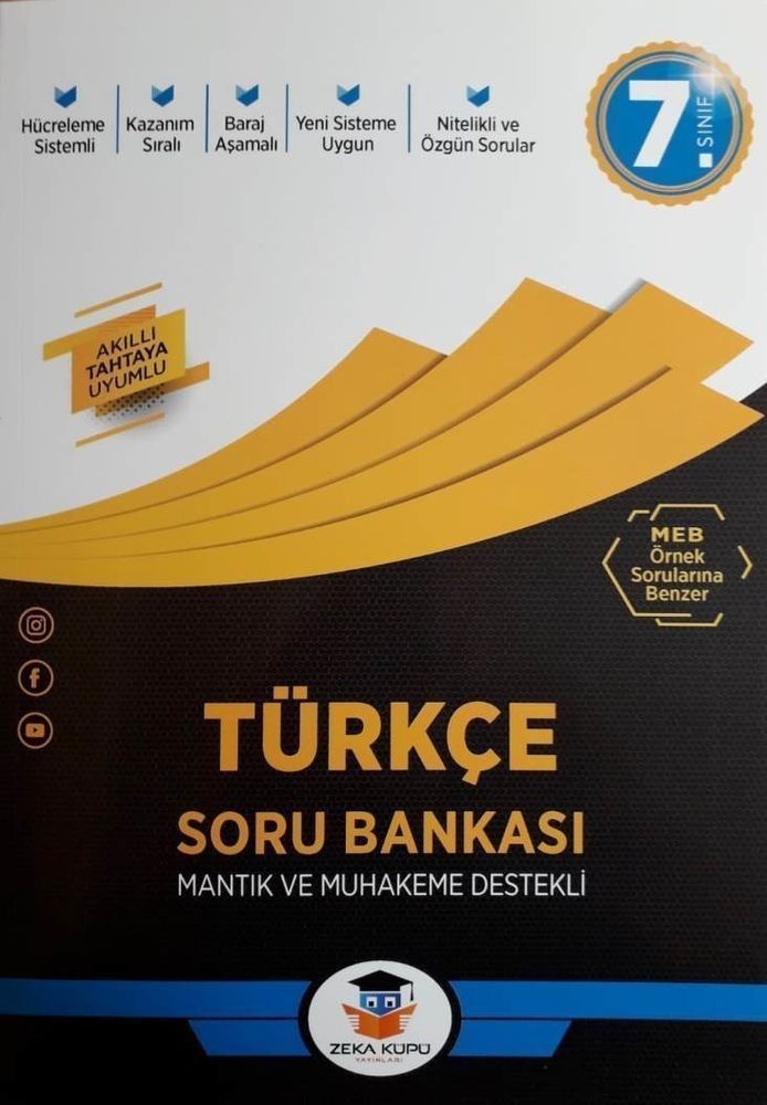 Zeka Küpü Yayınları 7. Sınıf Türkçe Soru Bankası