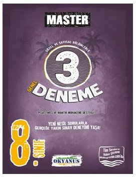 8.Sınıf Master 3 Deneme Okyanus Yayıncılık