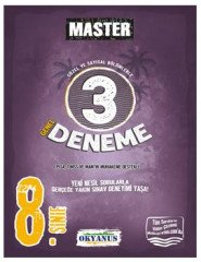 8.Sınıf Master 3 Deneme Okyanus Yayıncılık