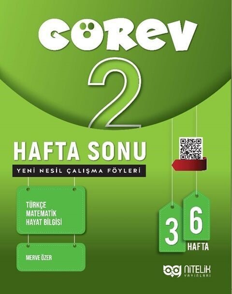 Nitelik Yayınları 2. Sınıf Görev Hafta Sonu Çalışma Föyleri