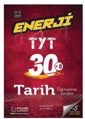 TYT Tarih Enerji 30 Deneme Sınavı Palme Yayınları