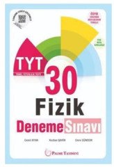 TYT Fizik 30 Deneme Sınavı Palme Yayınları