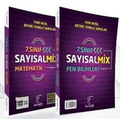 7.Sınıf Sayısal Mix Matematik ve Fen Bilimleri Soru Bankası Karekök Yayınları