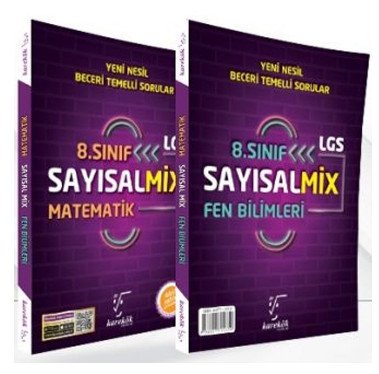 8.Sınıf LGS Sayısal Mix Matematik ve Fen Bilimleri Karekök Yayınları