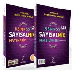 8.Sınıf LGS Sayısal Mix Matematik ve Fen Bilimleri Karekök Yayınları