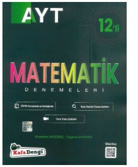 AYT Matematik 12 li Deneme Kafa Dengi Yayınları