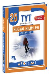 TYT Sosyal Bilimler 25 li Deneme Apotemi Yayınları