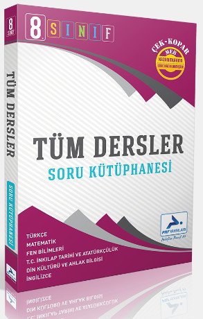 8. Sınıf Tüm Dersler Soru Kütüphanesi Paraf Yayınları
