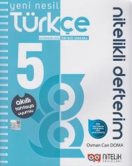 Nitelik Yayınları 5. Sınıf Türkçe Nitelikli Defterim