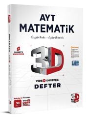 Çözüm 3D Yayınları AYT Matematik Video Ders Defteri