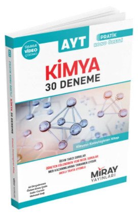 AYT Kimya 30 Deneme Miray Yayınları