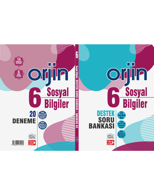 6. Sınıf Sosyal Bilgiler Destek Soru Bankası + 20 Deneme (Tek Kitap) Gama Orjin Yayınları