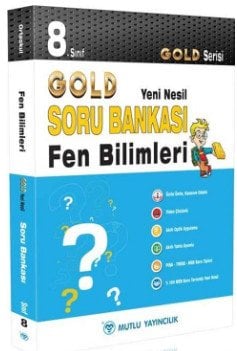 8.Sınıf Fen Bilimleri Gold Serisi Yeni Nesil Soru Bankası Mutlu Yayıncılık