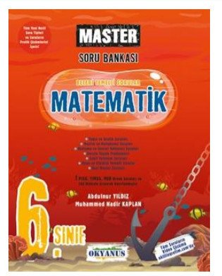 6.Sınıf Master Matematik Soru Bankası Okyanus Yayıncılık