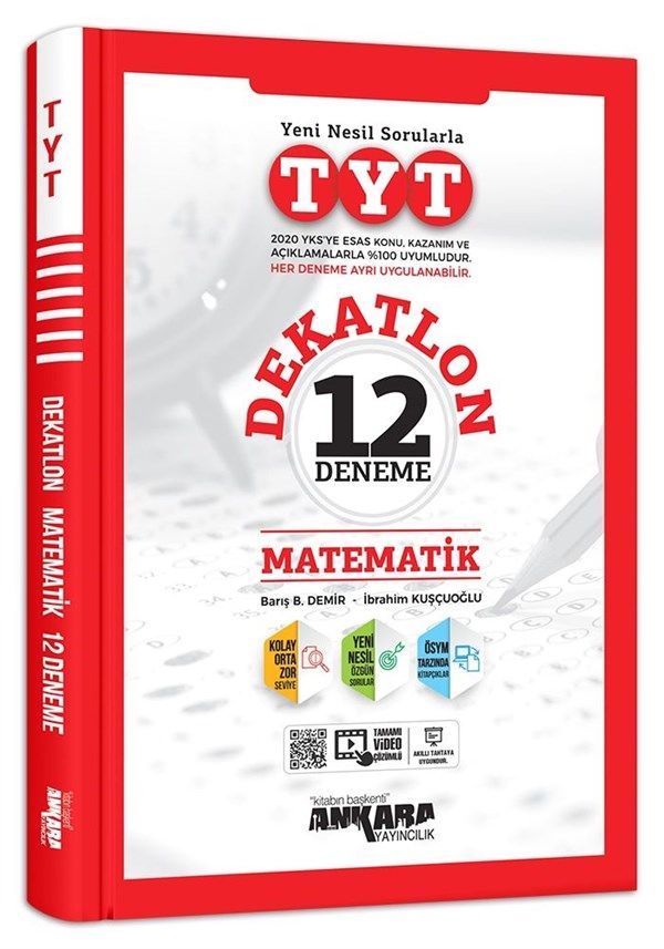 TYT Dekatlon Matematik 12 Deneme Sınavı Ankara Yayıncılık