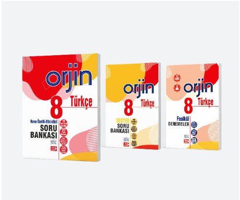 8.Sınıf Orjin Türkçe 3’lü Set Gama yayınları