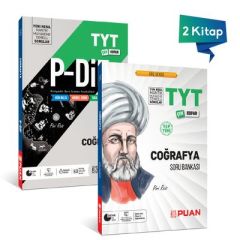 Puan Yayınları 2023 TYT Coğrafya PDİF Konu Anlatım Fasikülü + TYT Coğrafya Soru Bankası Kazandıran Set