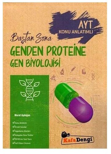 AYT Genden Proteine Gen Biyolojisi Baştan Sona Konu Anlatımlı Kafa Dengi Yayınları
