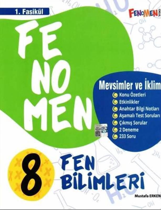 8. Sınıf Fen Bilimleri 1. Fasikül (Mevsimler Ve İklim) Fenomen Okul