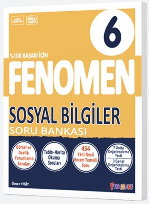6 Sosyal Bilgiler Soru Bankası Fenomen Okul