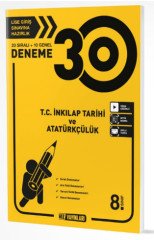 8.Sınıf T.C. Inkılap Tarihi ve Atatürkçülük 30 Deneme Hız Yayınları