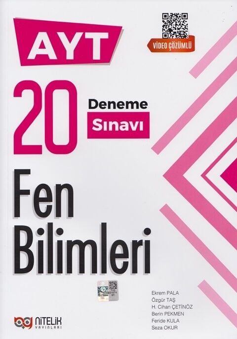 Nitelik Yayınları AYT Fen Bilimleri 20 Deneme Sınavı