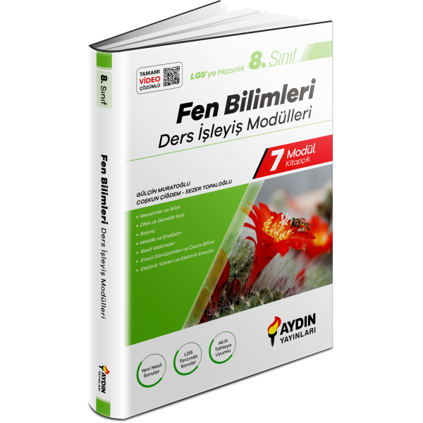 8. Sınıf Fen Bilimleri Ders İşleyiş Modülleri Aydın Yayınları