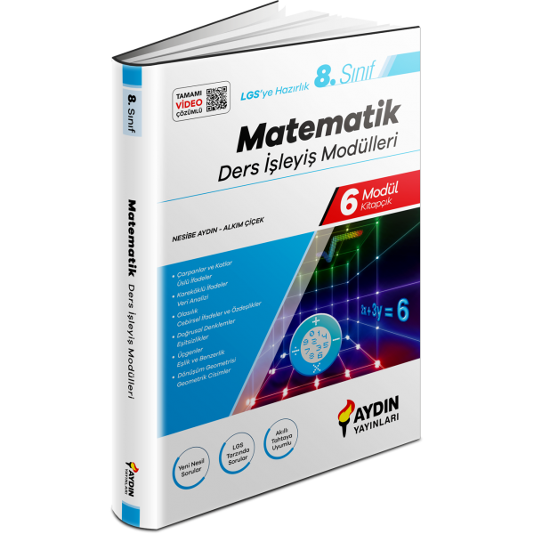 8. Sınıf Matematik Ders İşleyiş Modülleri Aydın Yayınları
