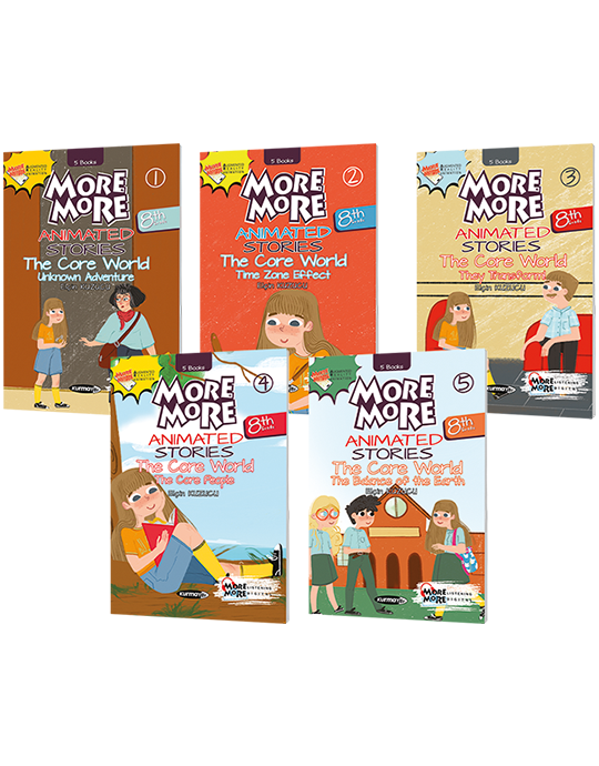 More & More 8 Animated Stories – The Core World Kurmay Elt