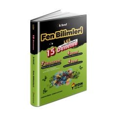 LGS 8. Sınıf Fen Bilimleri 15 Deneme Aydın Yayınları