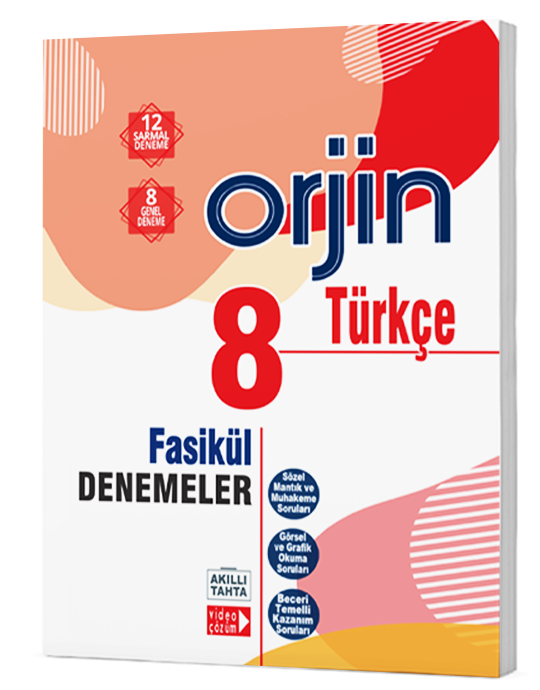 8. Sınıf Türkçe Fasikül Denemeler Gama Orjin Yayınları