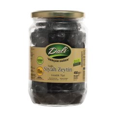 Yağlı Siyah Zeytin 450 gr. Cam 291/320 (S)