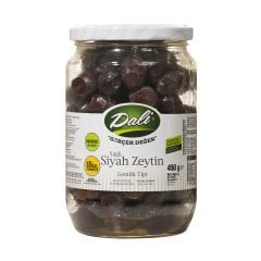 Yağlı Siyah Zeytin 450 gr. Cam  231/260 ( L)