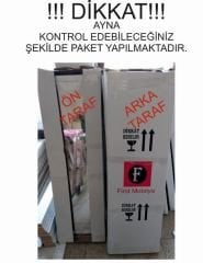Takı Dolabı - Yıldız - Kilitli - Aynalı - Tek Çekmeceli - Demonte - BEYAZ